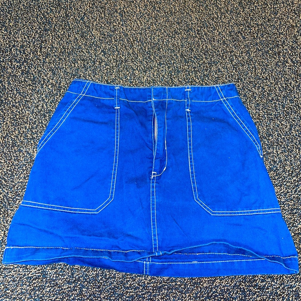 Blue skirt
